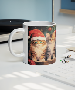 3D Kitten 051 - 11oz White Mug