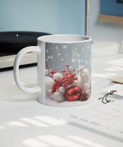Snowman 1 - Full Wrap: 11oz White Mug